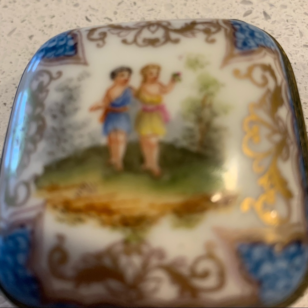This item is SOLD.   Limoges copied inspired